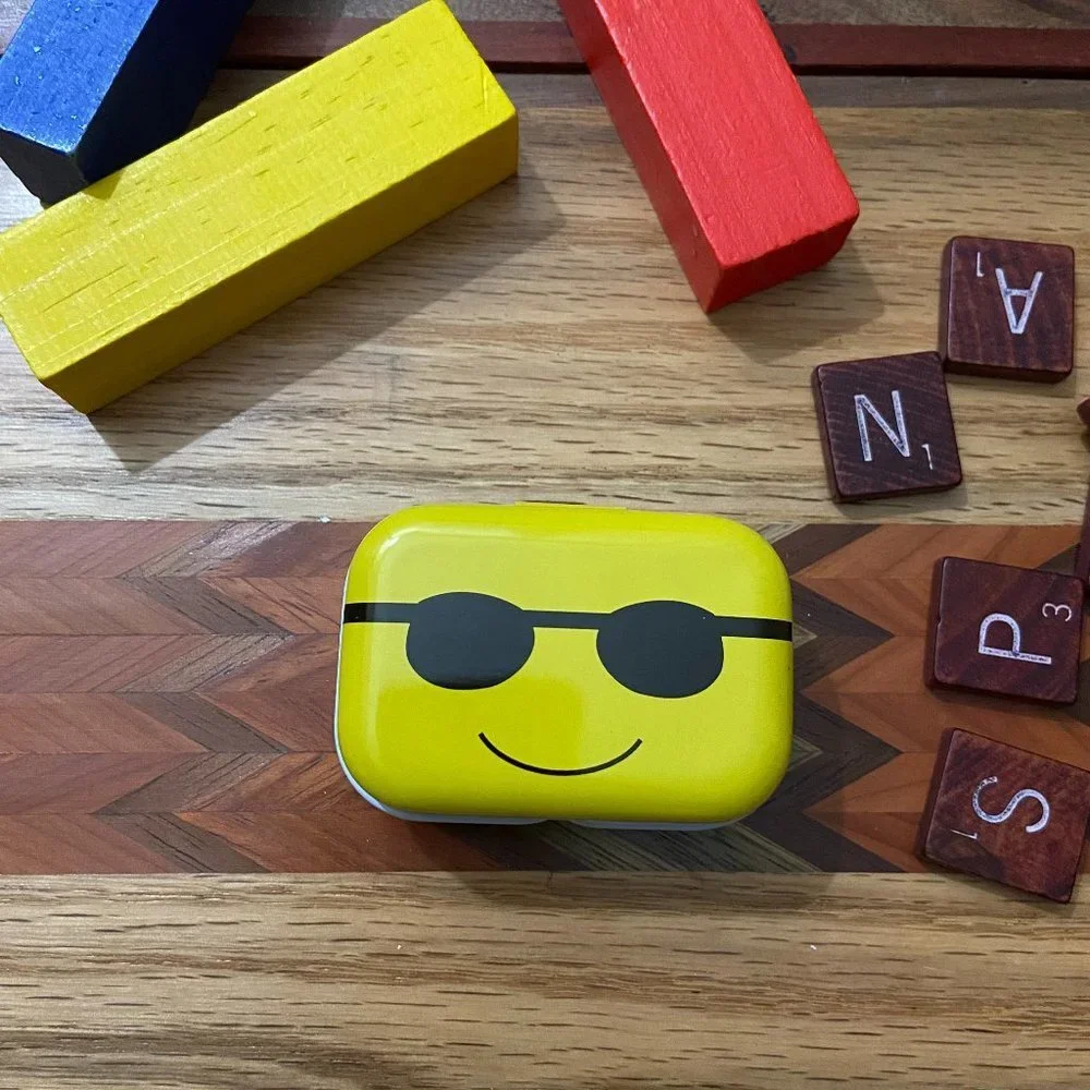 Cool Emoji - Yellow Mini Tin Box